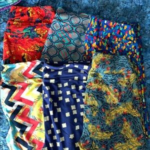 Lot of Tall & Curvy LuLaRoe Leggings. EUC